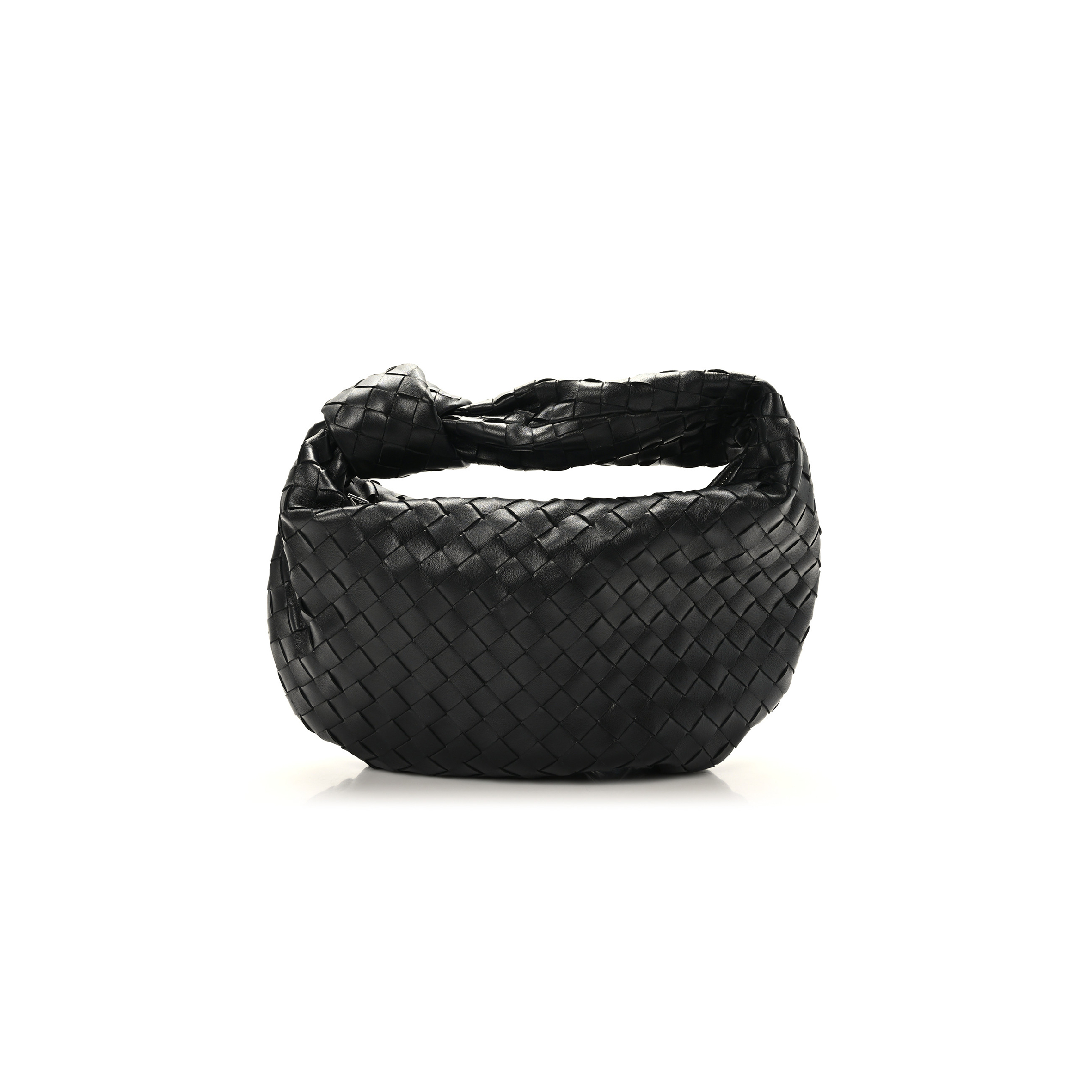 BOTTEGA VENETA NAPPA INTRECCIATO TEEN JODIE HOBO BLACK (36*21*6cm)